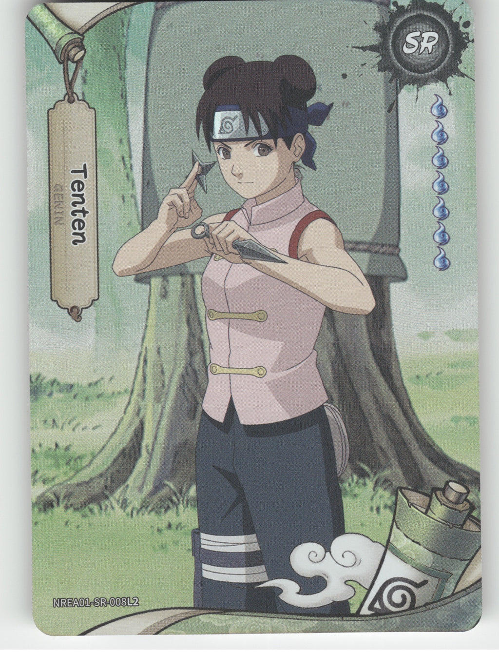 Tenten Base SR Earth Scroll Series 1 008L2 NM front