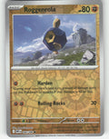Roggenrola Reverse Holo Common SV: White Flare 046/086 NM