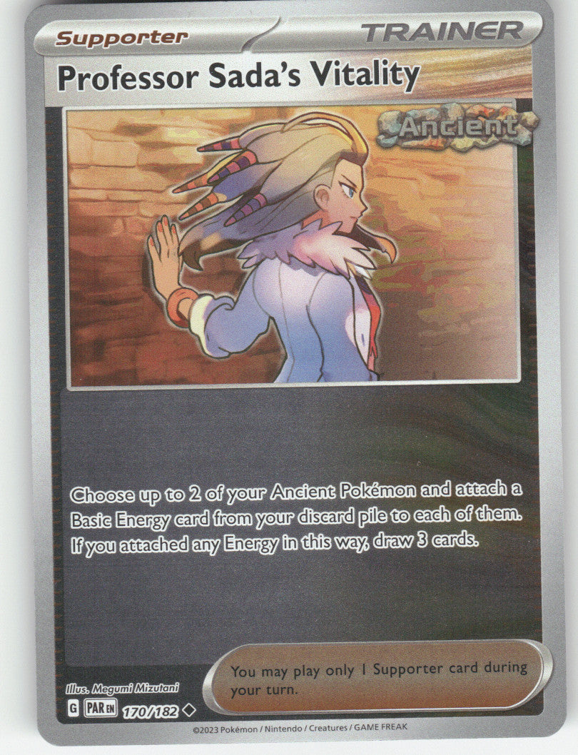 Professor Sada's Vitality Reverse Holo Uncommon SV04: Paradox Rift 170/182 NM