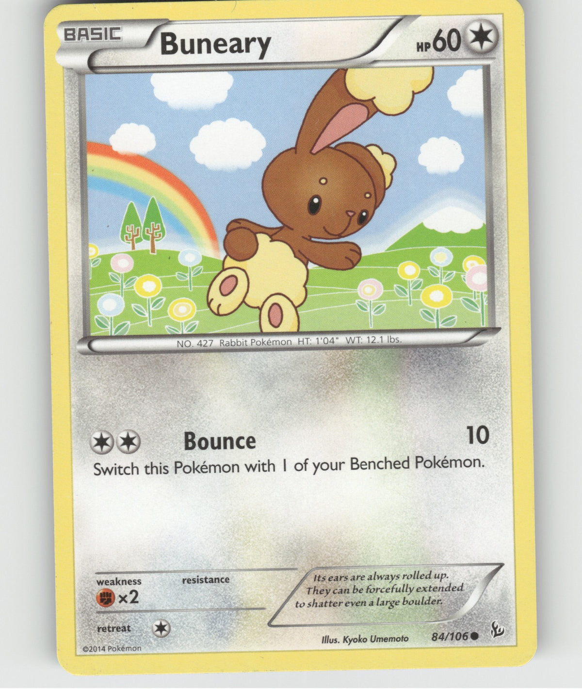 Buneary Common XY - Flashfire 84/106 NM