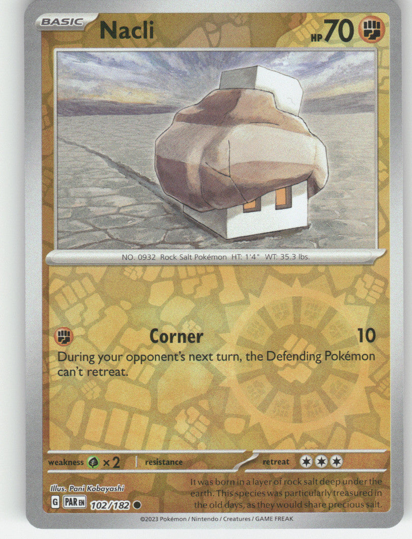 Nacli Reverse Holo Common SV04: Paradox Rift 102/182 NM