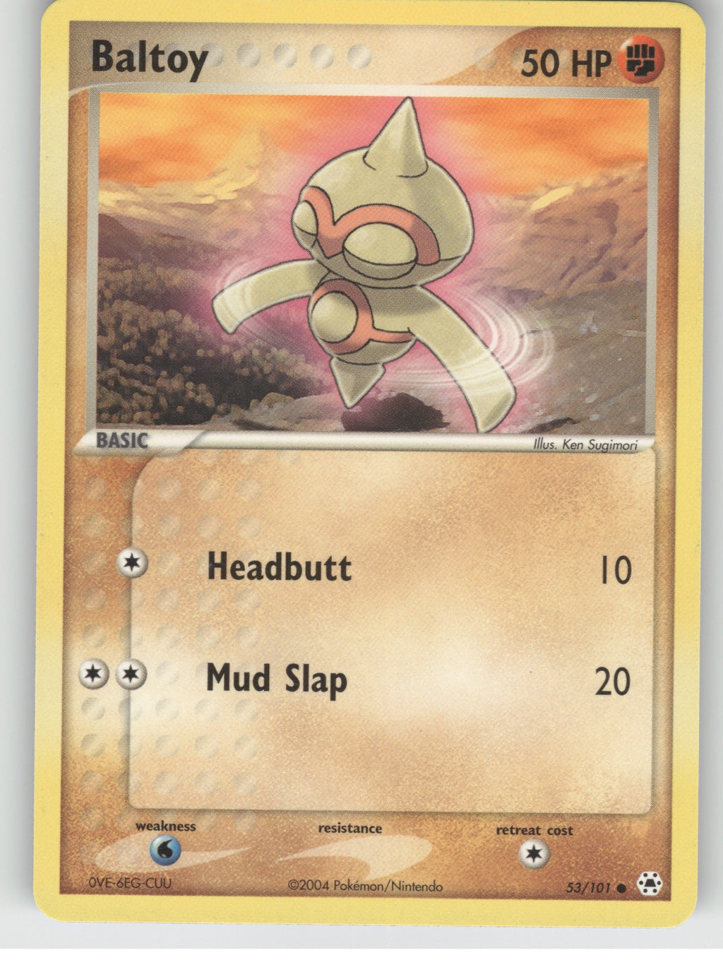 Baltoy Common EX Hidden Legends 53/101 NM