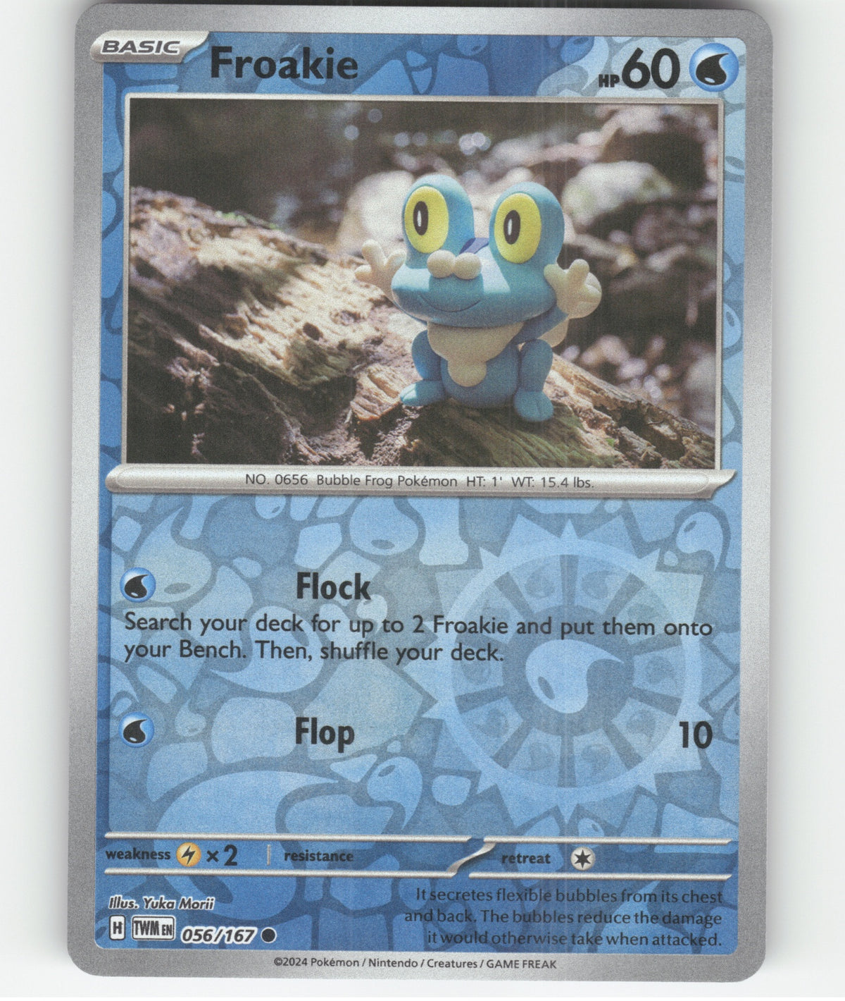 Froakie Common SV06: Twilight Masquerade 056/167 NM