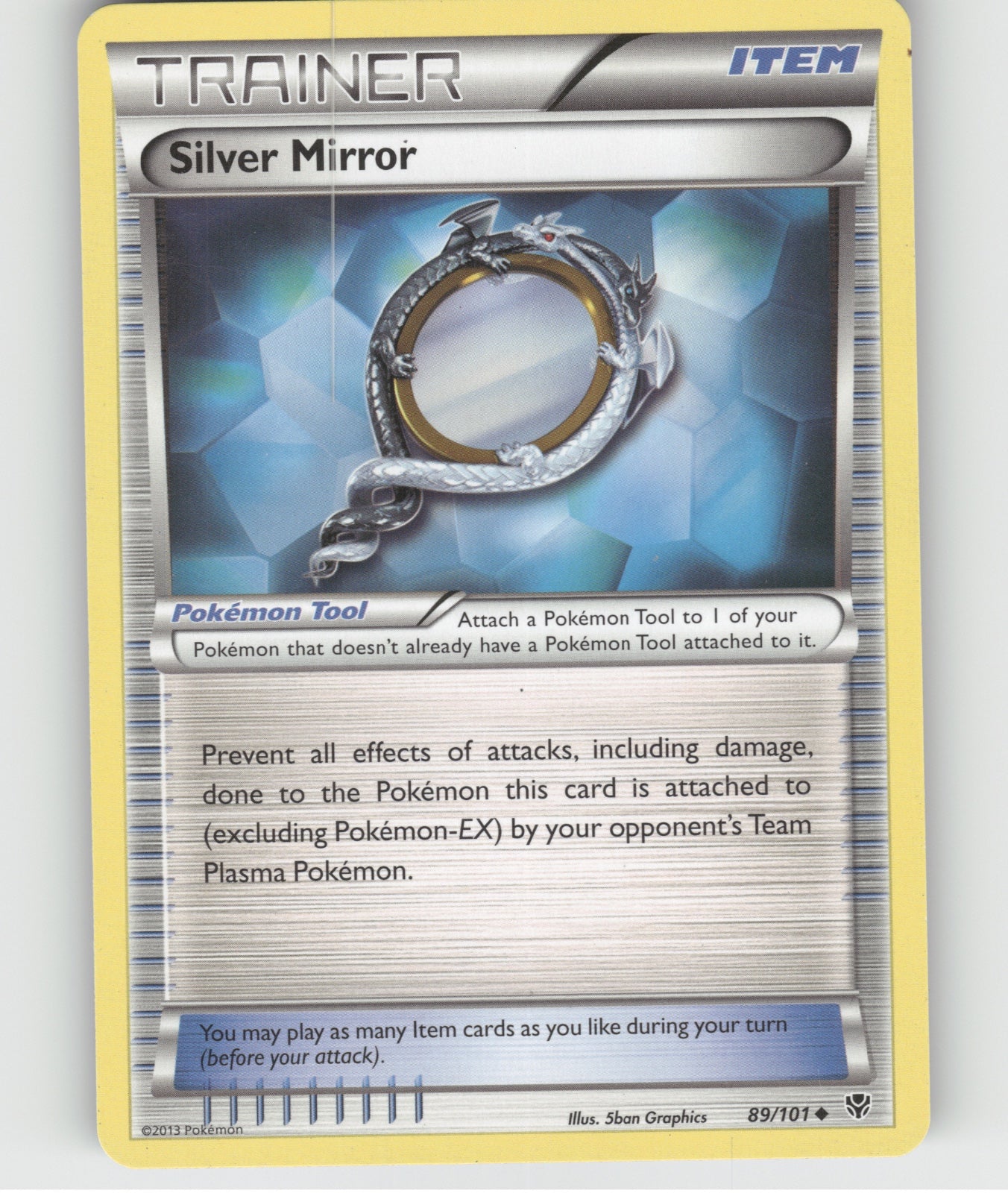 Silver Mirror Uncommon Plasma Blast 89/101 NM