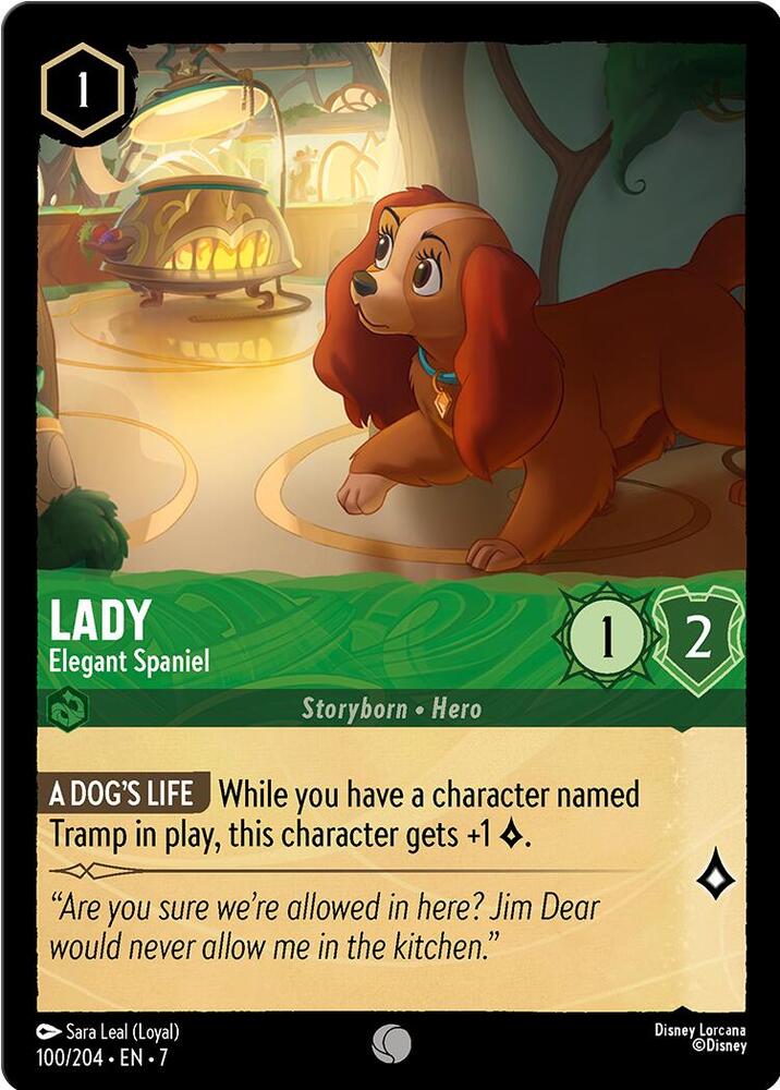 Lady - Elegant Spaniel Common Archazia's Island 100/204 NM
