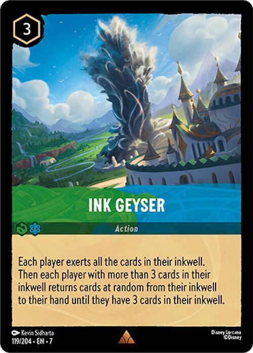 Ink Geyser Rare Archazia's Island 119/204 NM