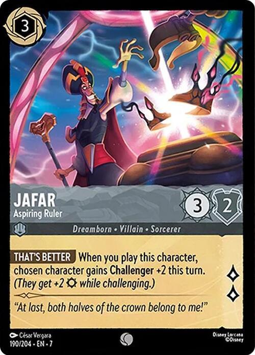 Jafar - Aspiring Ruler Common Archazia's Island 190/204 NM