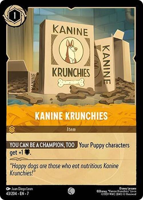 Kanine Krunchies Common Archazia's Island 43/204 NM