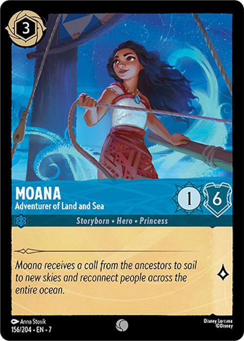 Moana - Adventurer of Land and Sea Common Archazia's Island 156/204 NM