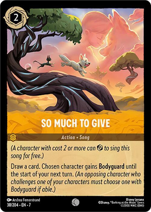 So Much to Give Common Archazia's Island 38/204 NM