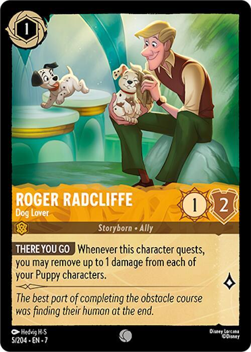 Roger Radcliffe - Dog Lover Common Archazia's Island 5/204 NM