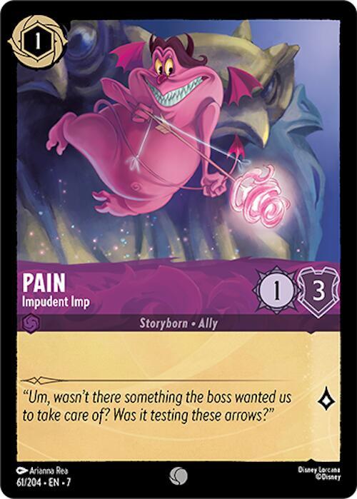 Pain - Impudent Imp Common Archazia's Island 61/204 NM