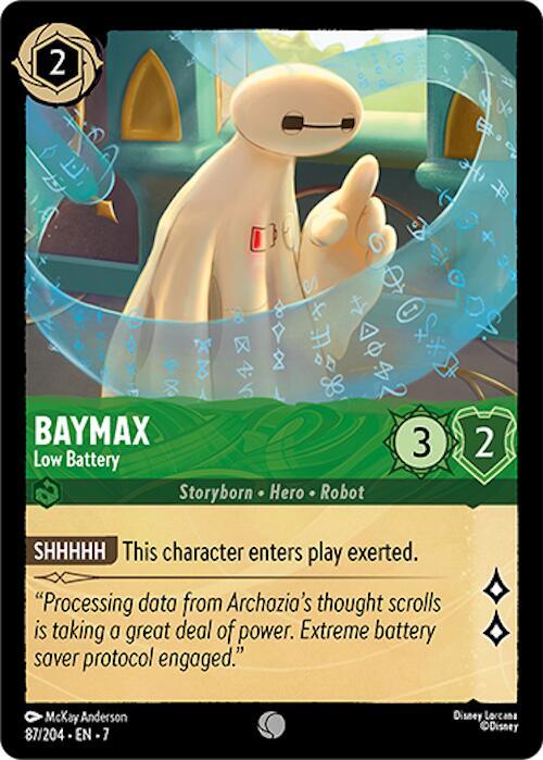 Baymax - Low Battery Common Archazia's Island 87/204 NM