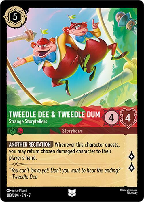 Tweedledee & Tweedledum - Strange Storytellers Uncommon Archazia's Island 103/20