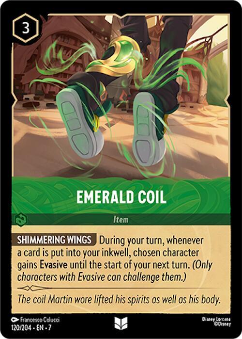 Emerald Coil Uncommon Archazia's Island 120/204 NM