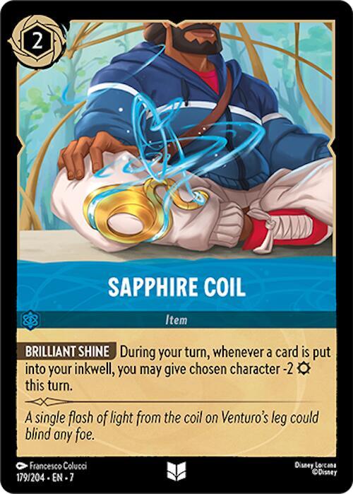 Sapphire Coil Uncommon Archazia's Island 179/204 NM