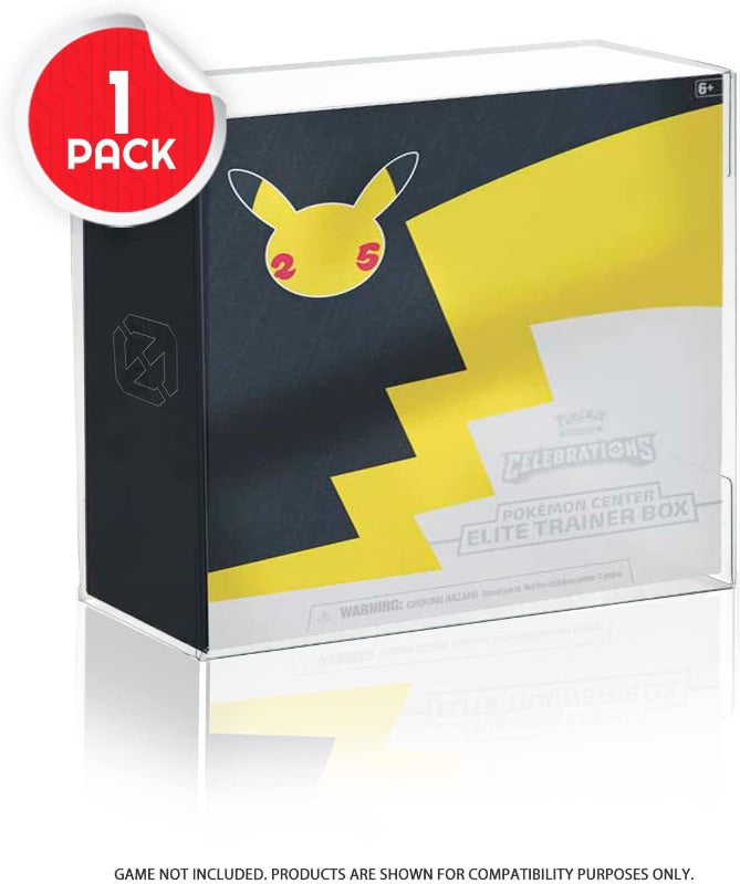 Pokemon ETB Center 25th Celebrations Elite Trainer Box (online EXCLUSIVE) - EVORETRO PET Protector 0.45MM - Pack of 1