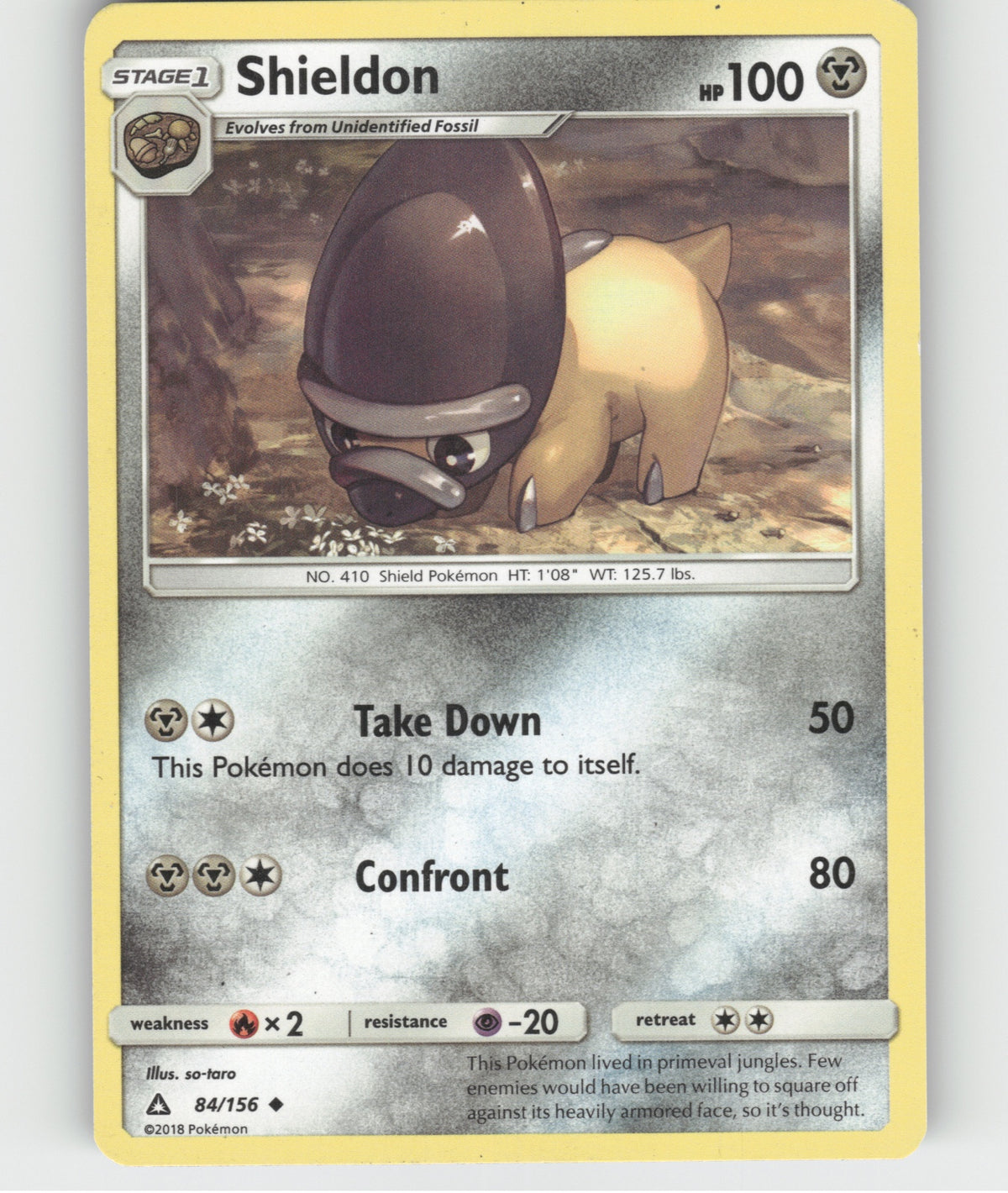 Shieldon Uncommon SM - Ultra Prism 84/156 NM