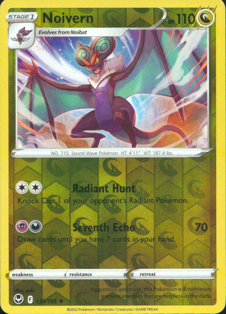Noivern Reverse Holo Rare SWSH12: Silver Tempest 133/195 NM