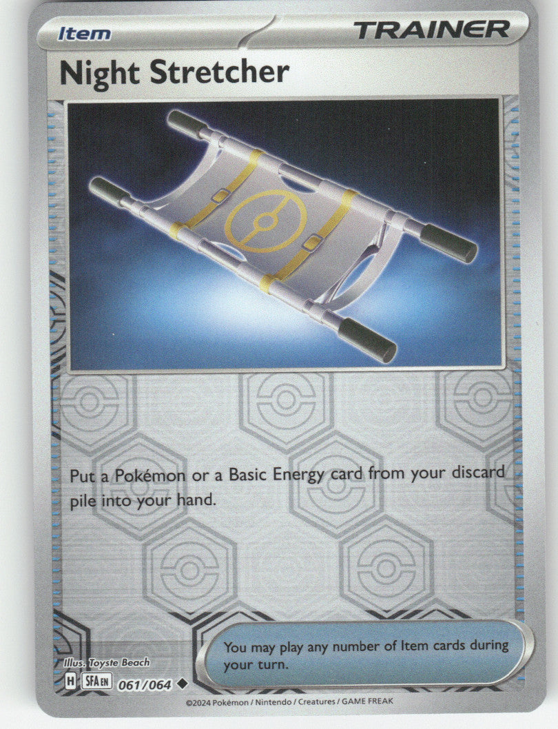 Night Stretcher Reverse Holo Uncommon SV: Shrouded Fable 061/064 NM