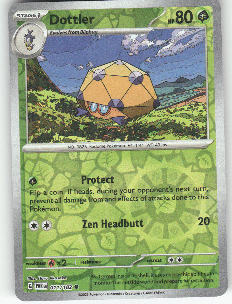 Dottler Reverse Holo Common SV04: Paradox Rift 011/182 NM