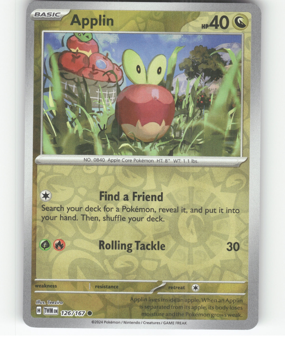 Applin Common SV06: Twilight Masquerade 126/167 NM