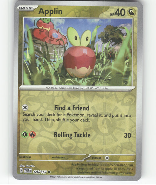 Applin Common SV06: Twilight Masquerade 126/167 NM