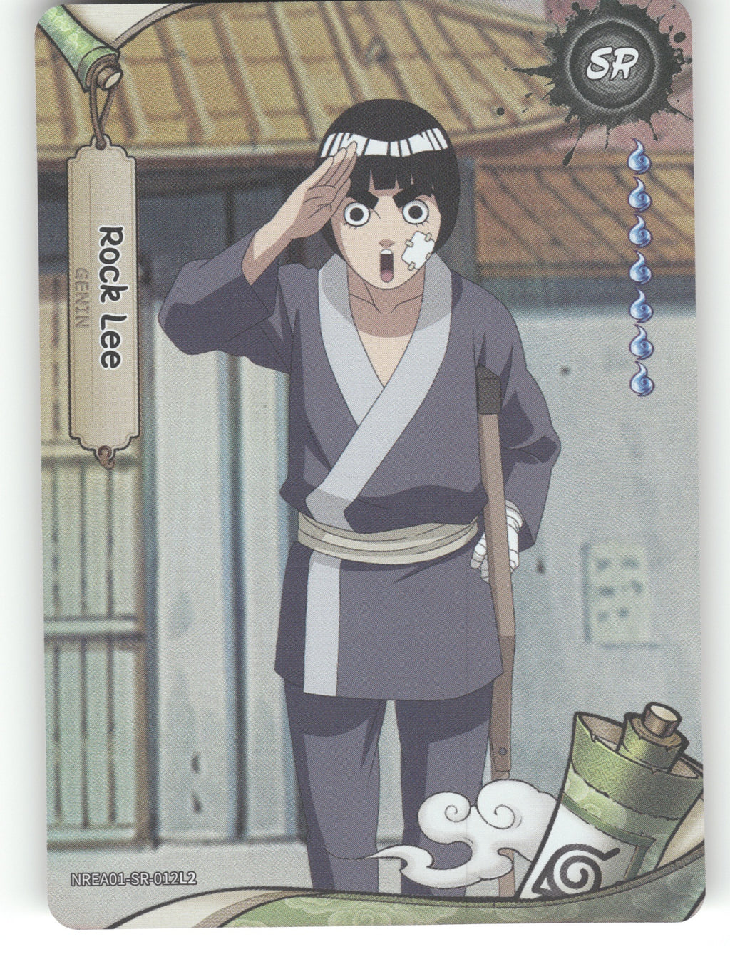 Rock Lee Base SR Earth Scroll Series 1 012L2 NM front