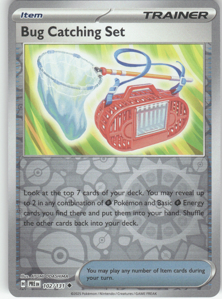 Bug Catching Set Reverse Holo Uncommon SV: Prismatic Evolutions 102/131 NM