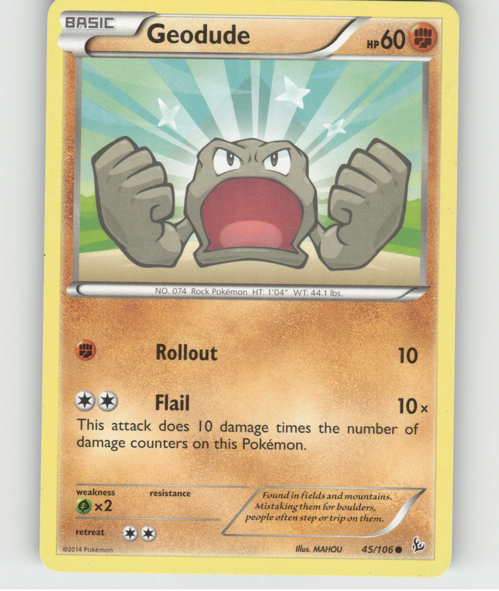 Geodude Common XY - Flashfire 45/106 NM