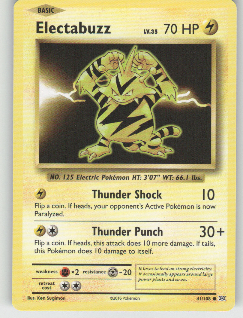 Electabuzz Common XY - Evolutions 41/108 NM