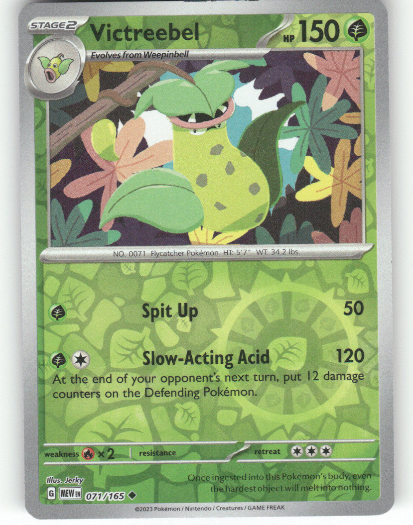 Victreebel Reverse Holo Uncommon SV: Scarlet & Violet 151 071/165 NM