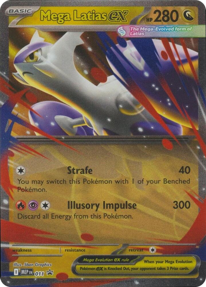 Mega Latias ex Holo Promo ME: Mega Evolution Promo 011 NM