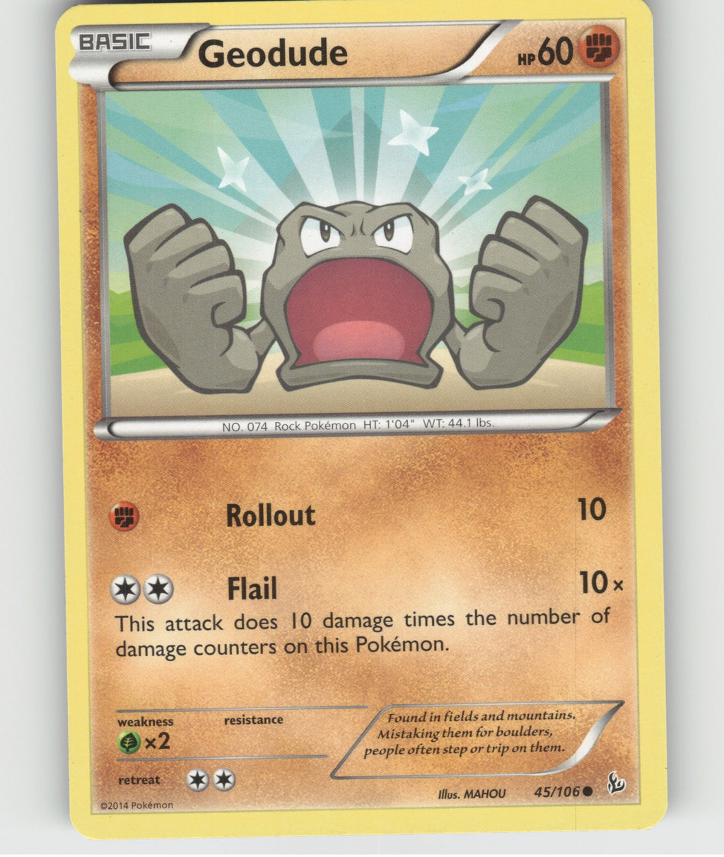 Geodude Common XY - Flashfire 45/106 NM