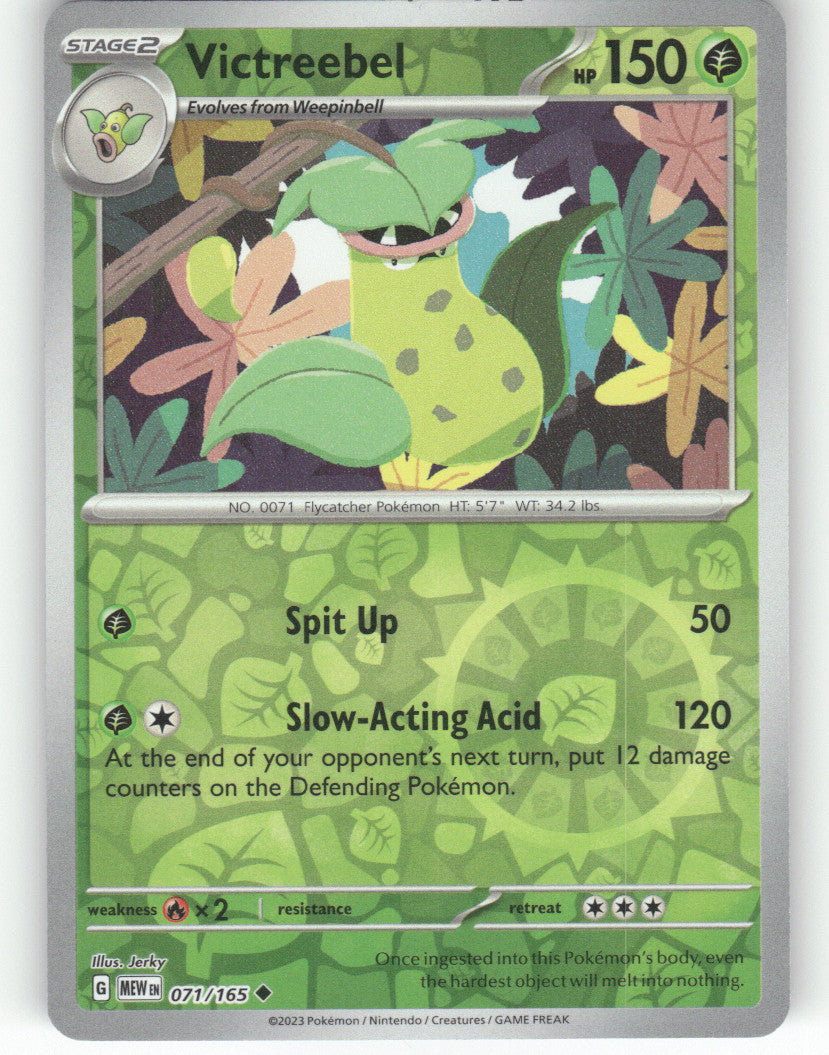 Victreebel Reverse Holo Uncommon SV: Scarlet & Violet 151 071/165 NM