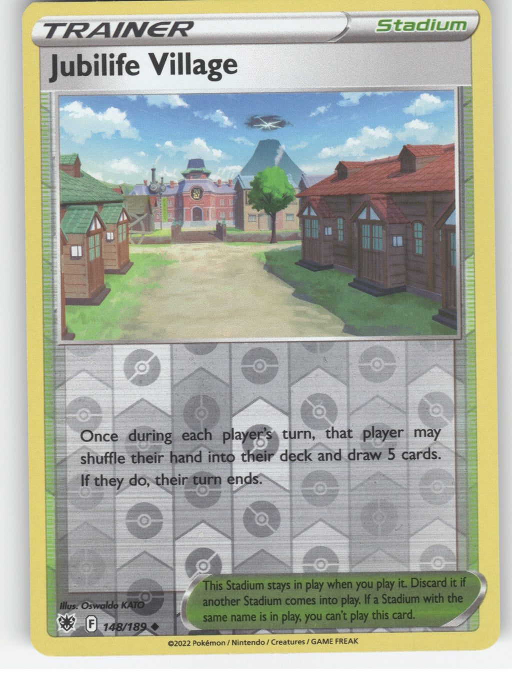 Jubilife Village Reverse Holo Uncommon SWSH10: Astral Radiance 148/189 NM