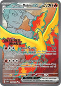 Team Rocket's Moltres ex Holo Ultra Rare SV10: Destined Rivals 208/182 NM