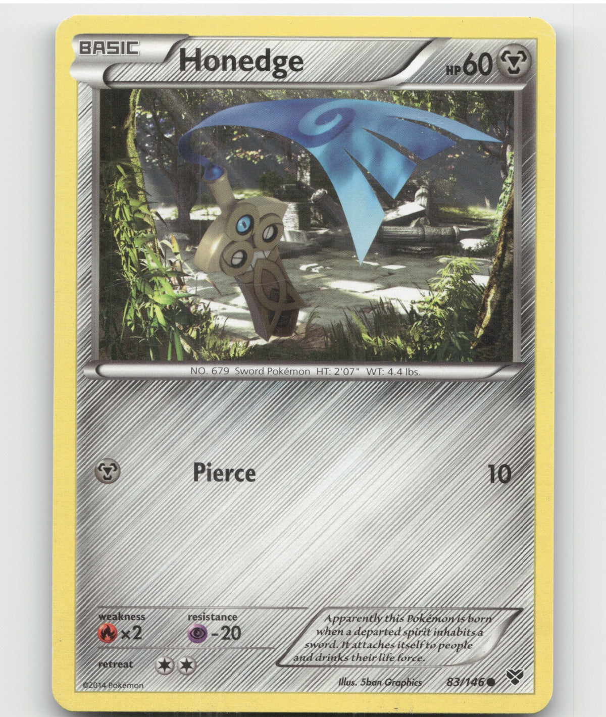Honedge Common XY Base Set 83/146 LP