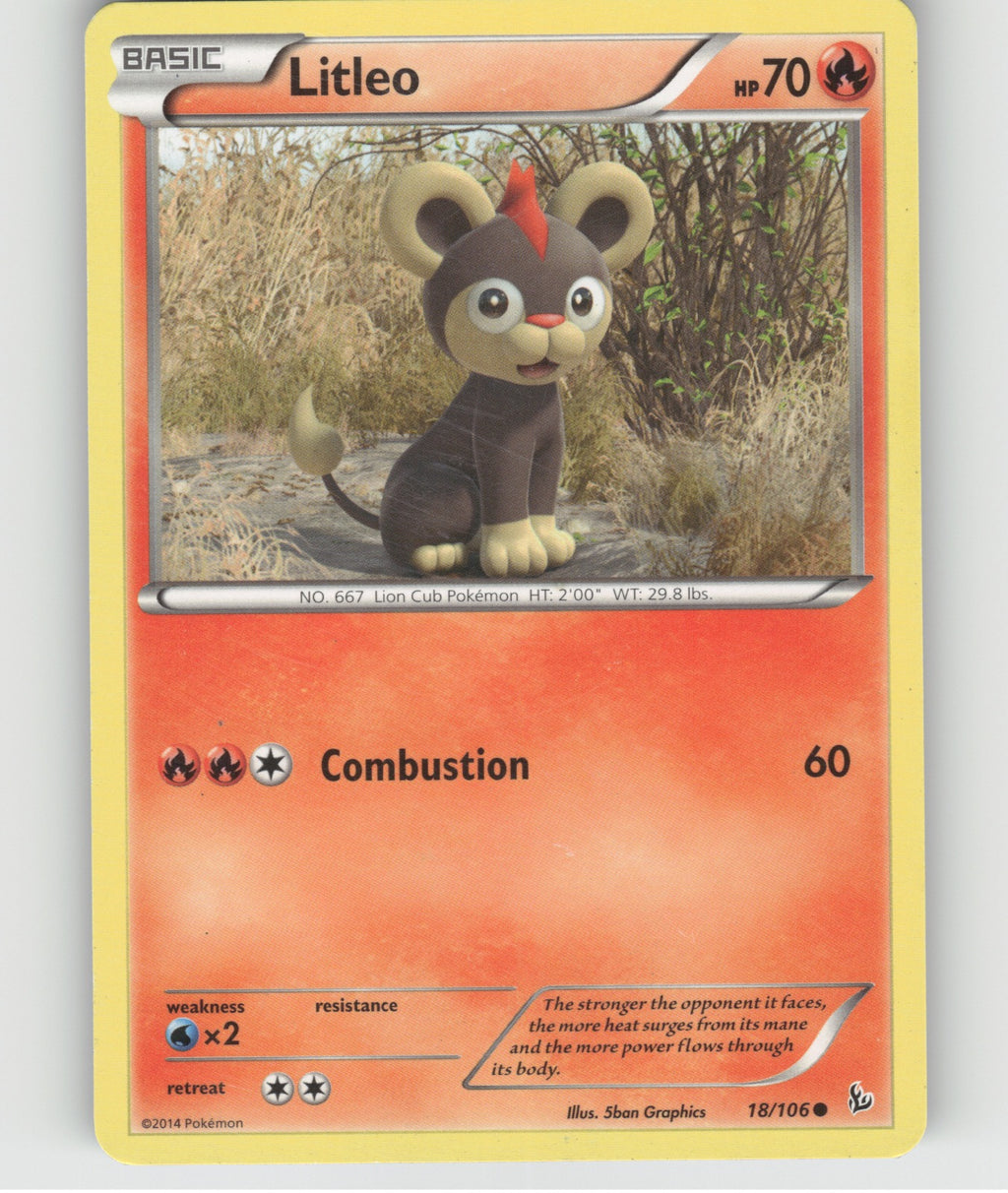 Litleo (18) Common XY - Flashfire 18/106 NM