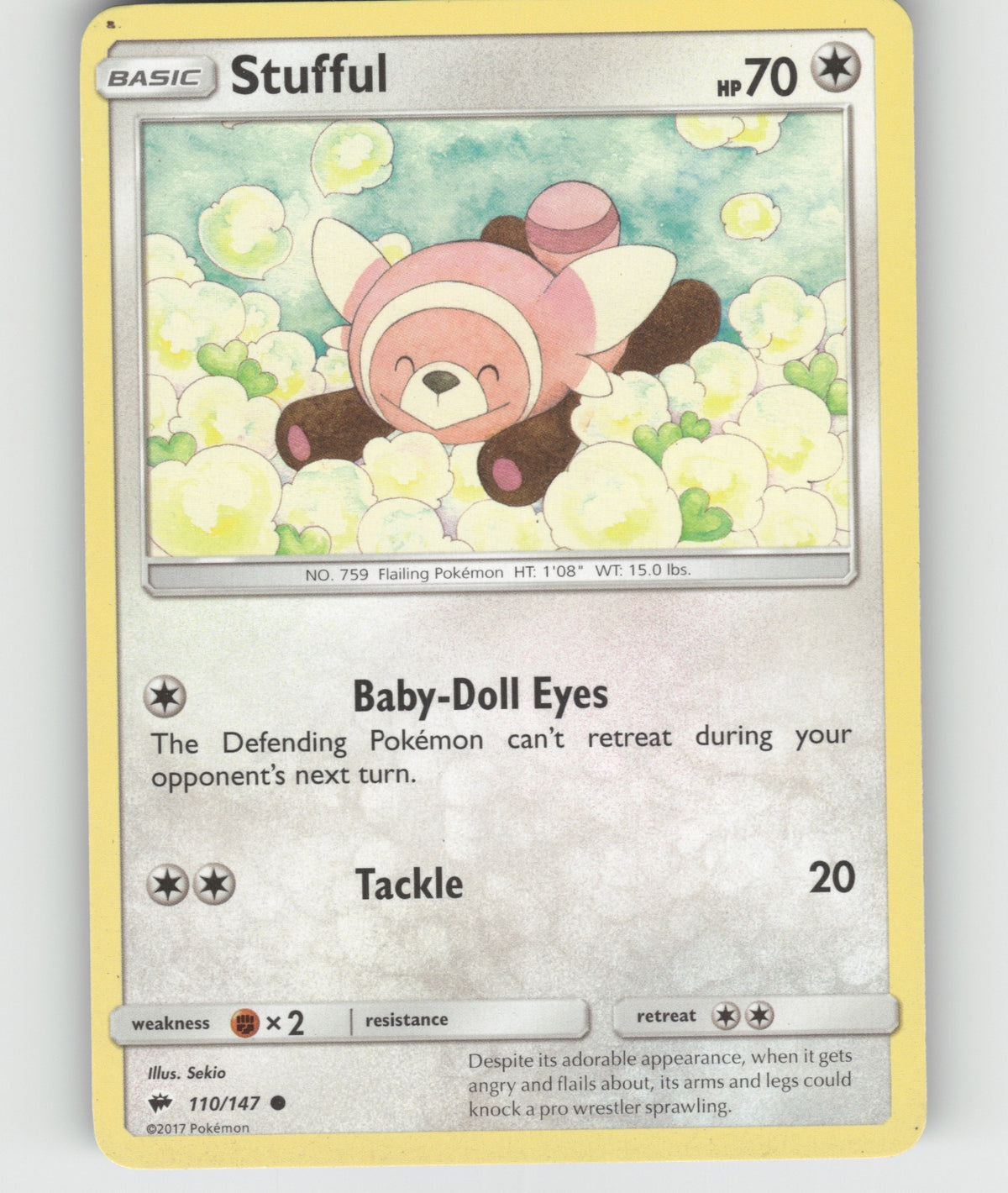 Stufful Common SM - Burning Shadows 110/147 NM