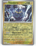 Thundurus Reverse Holo Rare SV: Black Bolt 033/086 NM