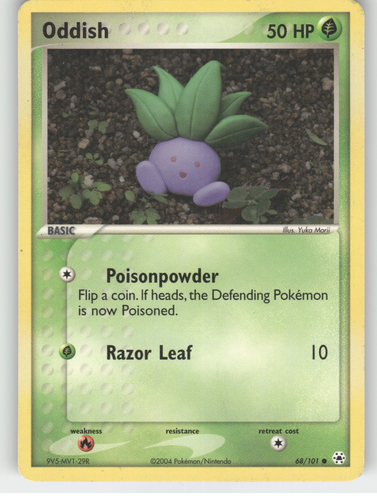 Oddish Common EX Hidden Legends 68/101 NM