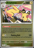 Ampharos Reverse Holo Rare ME04: Chaos Rising 029/086 NM