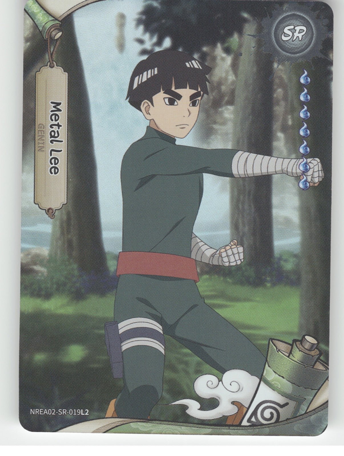 Metal Lee Base SR Earth Scroll Series 2 019L2 NM front
