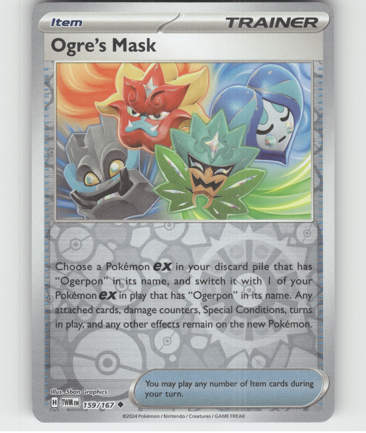 Ogre's Mask Uncommon SV06: Twilight Masquerade 159/167 NM