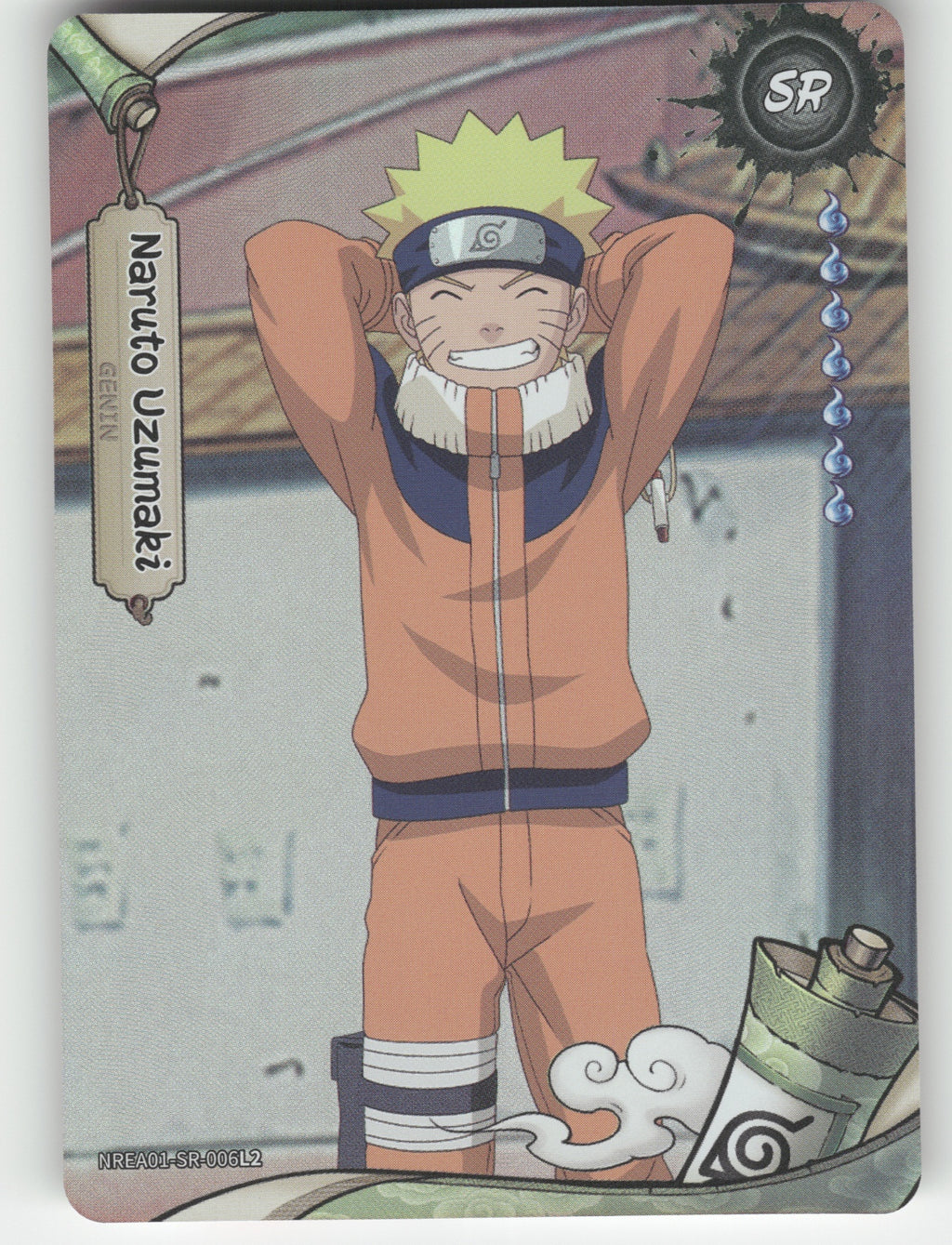 Naruto Uzumaki Base SR Earth Scroll Series 1 006L2 NM front