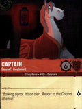 Captain - Colonel's Lieutenant Cold Foil Uncommon The First Chapter 106/204 NM