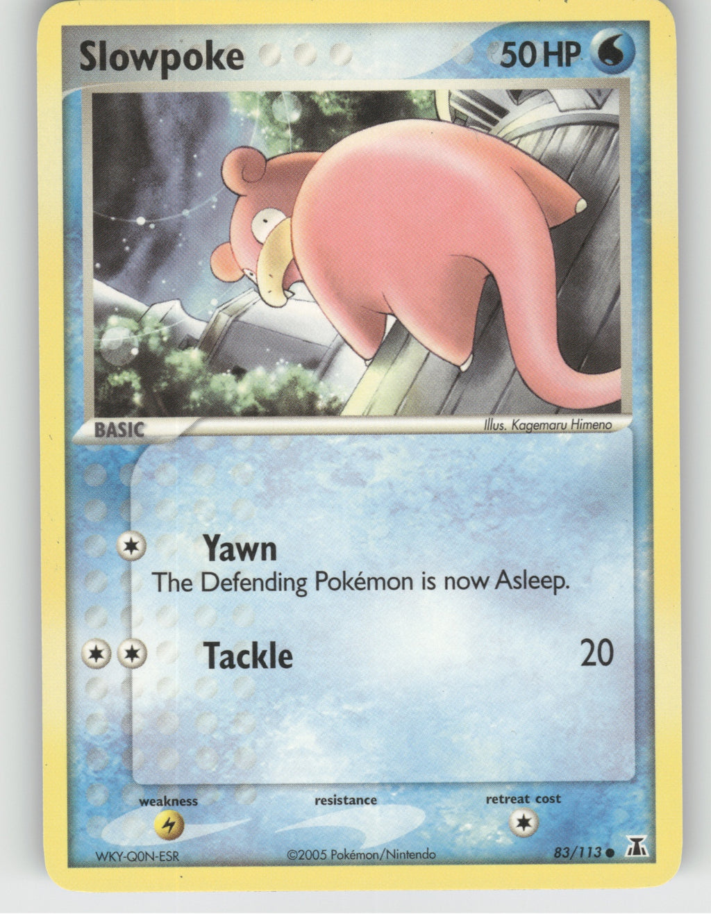 Slowpoke Common EX Delta Species 83/113 NM