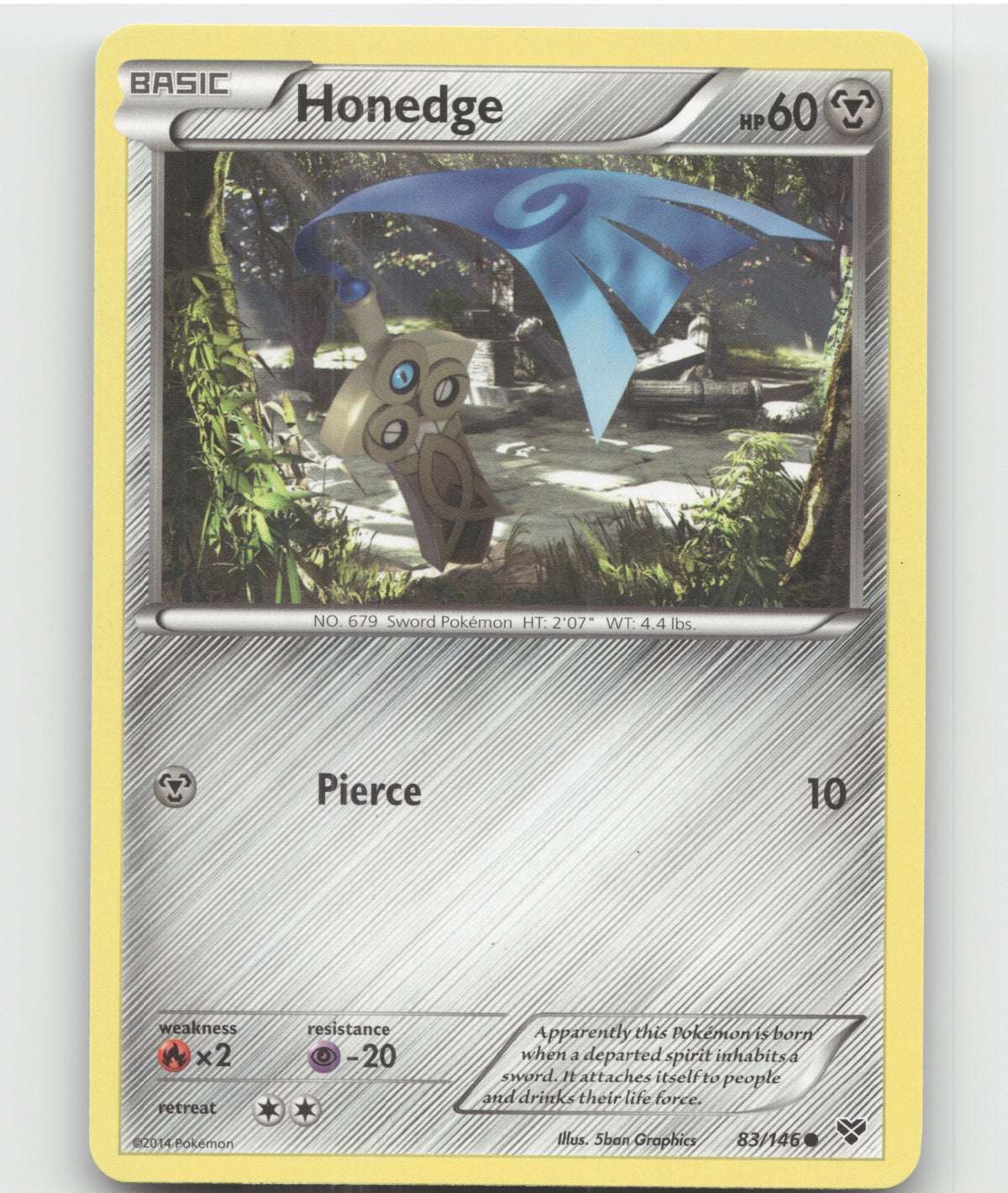 Honedge Common XY Base Set 83/146 LP