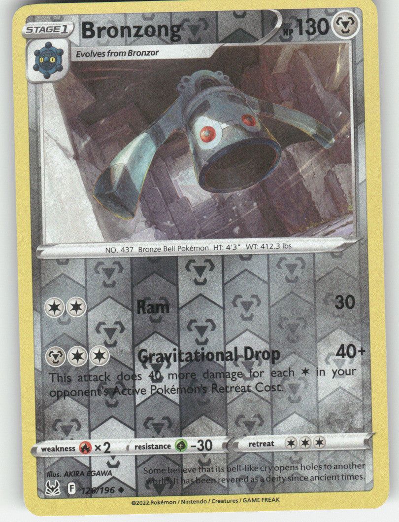 Bronzong Reverse Holo Uncommon SWSH11: Lost Origin 126/196 NM